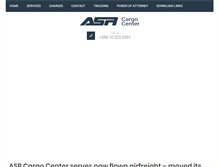Tablet Screenshot of cargo-center.com